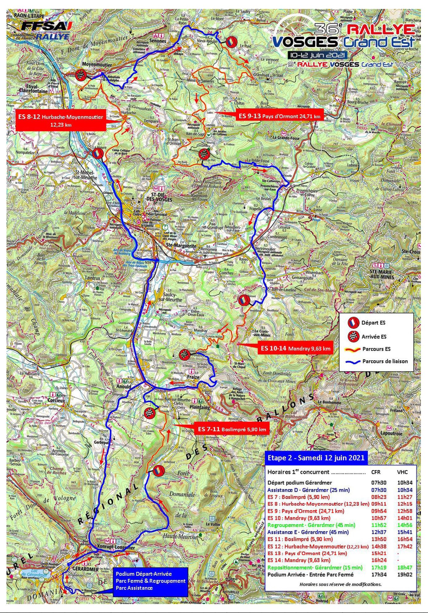 Rallye Vosges grand est 2021 etape2