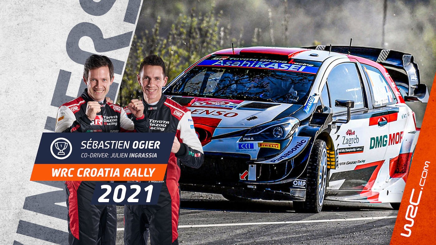 WRC Croatie 2021 vainqueurs