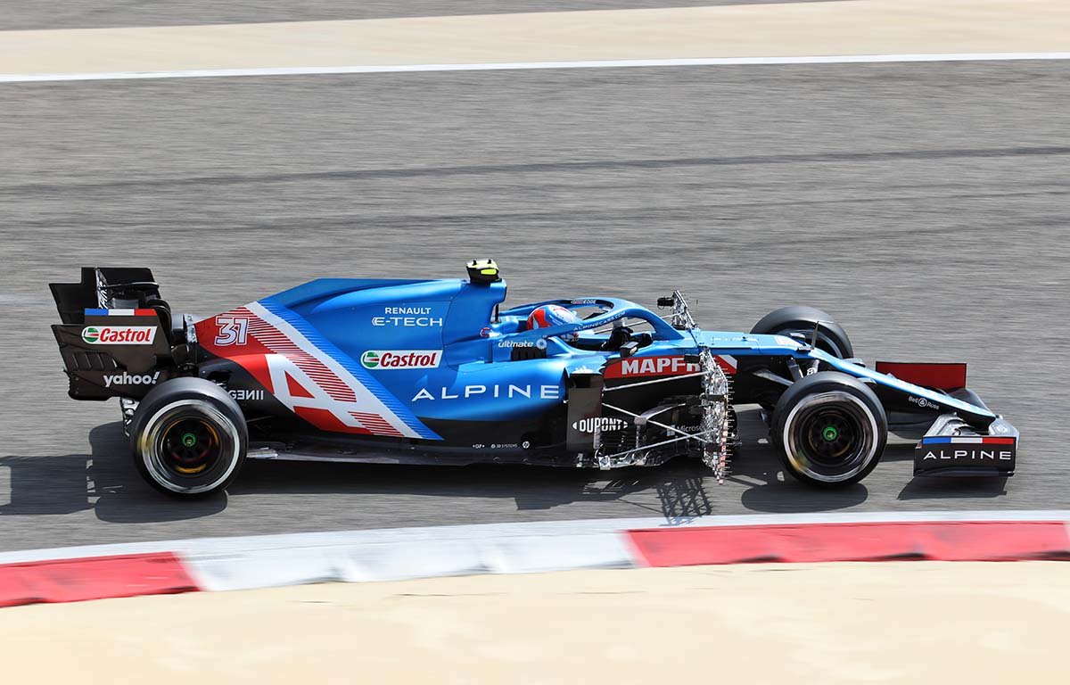 Alpine F1 2021 Bahrein EL 1