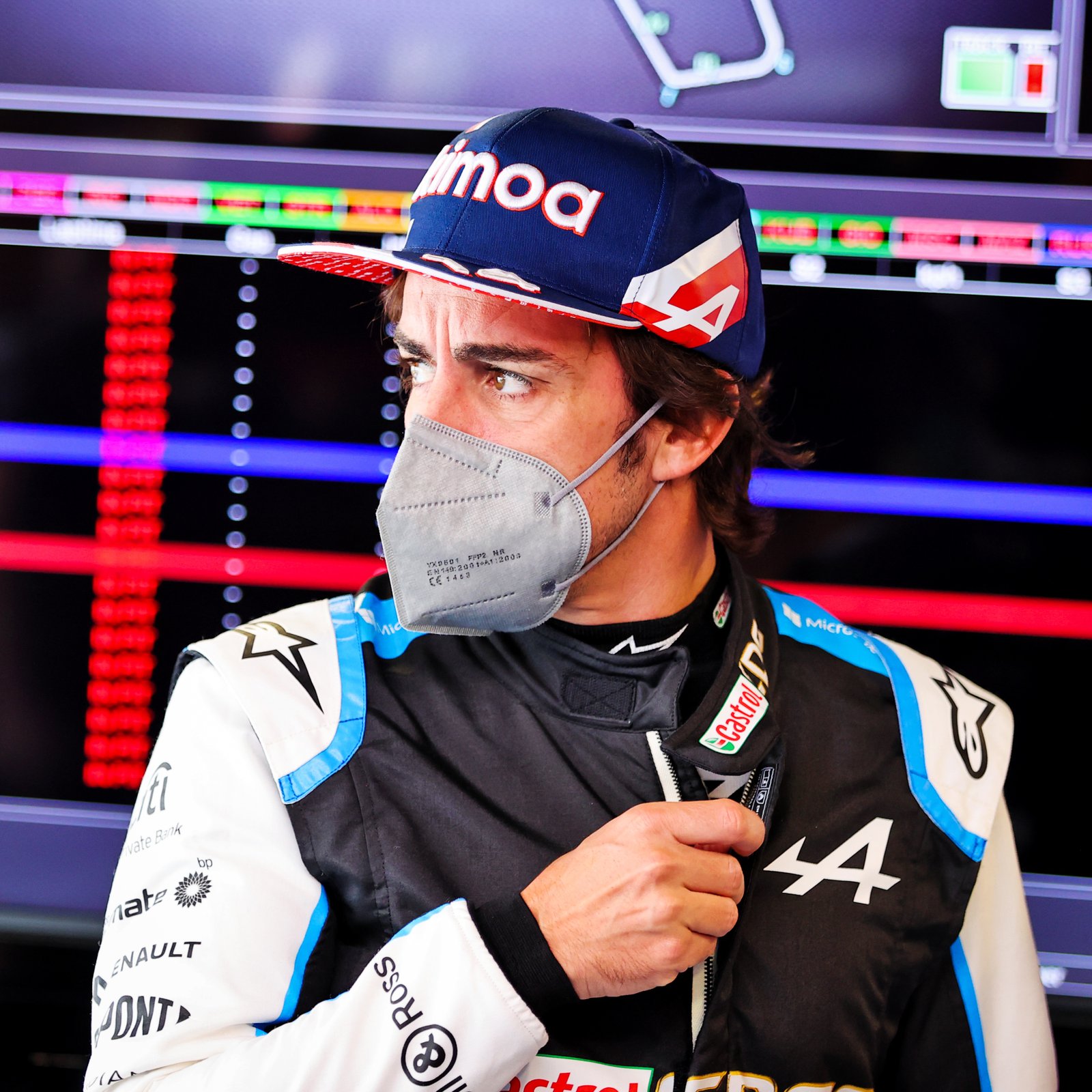 Alpine A521 F1 Monaco 2021 alonso 1