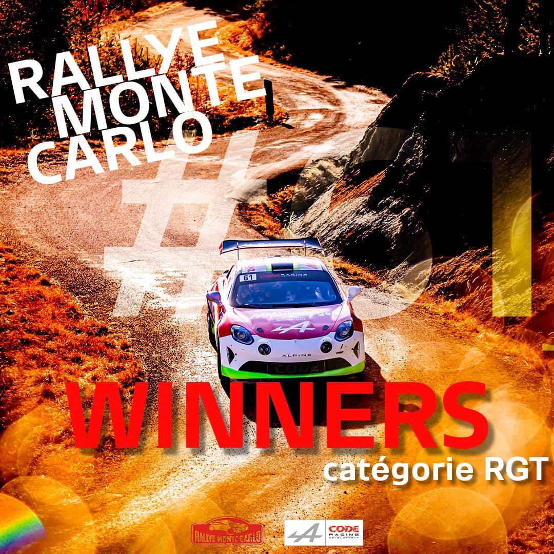A110 Rally vainqueurs FRGT