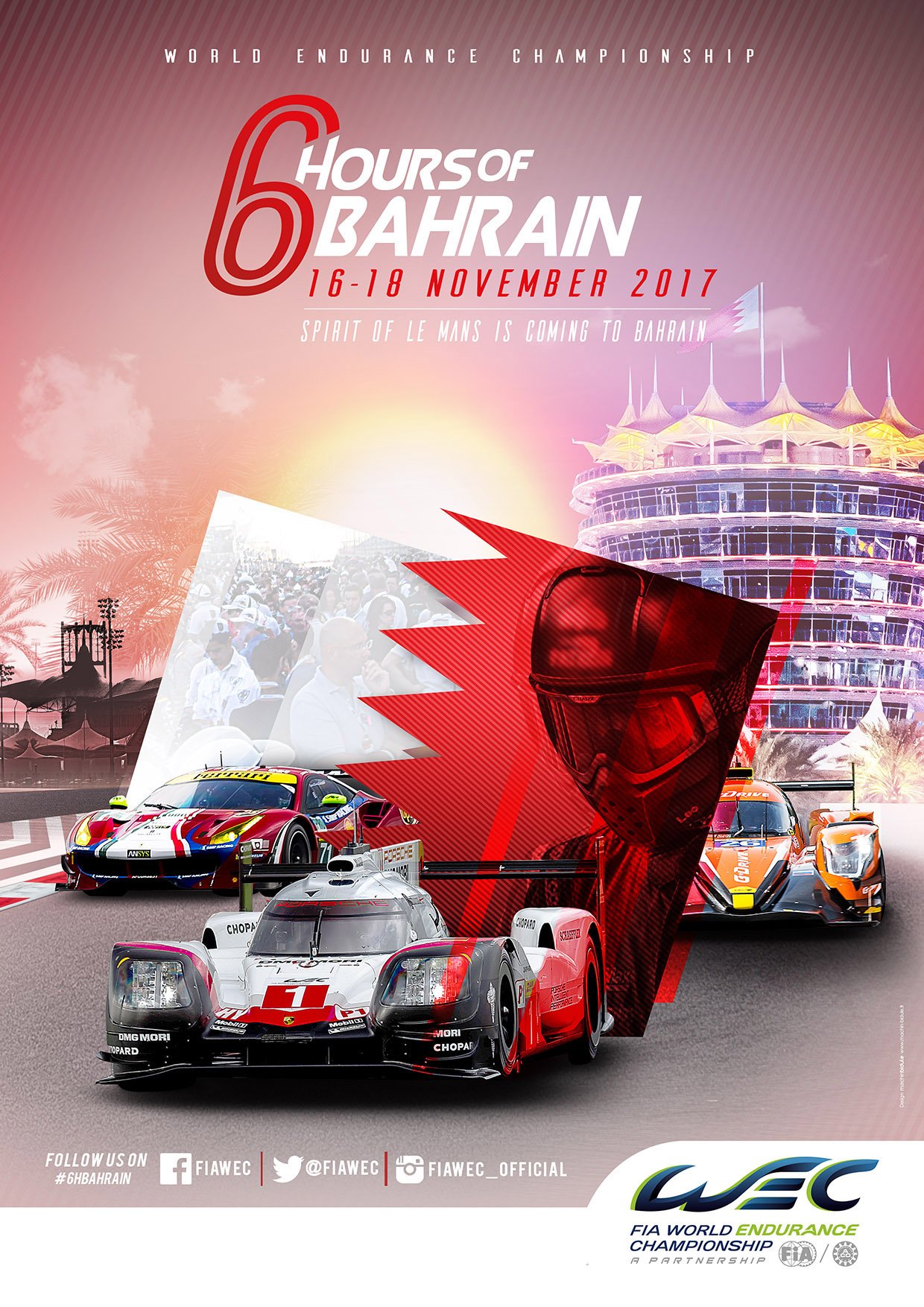 WEC 2017 Bahrain affiche