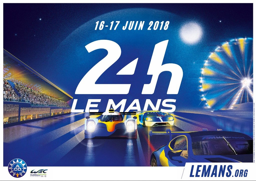 Alpine Le Mans 2018 affiche