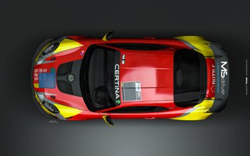 AlpineA110 GT4 MR rouge2 
