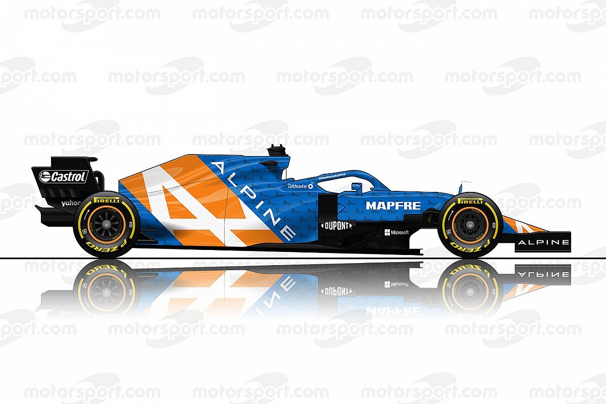 Alpine F1 2021 design motorsport 1