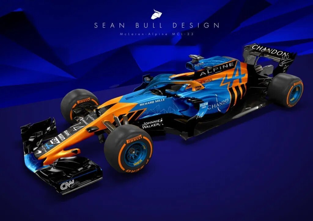 Alpine F1 2021 design sean bull