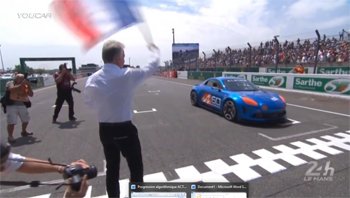 Alpine Celebration presentee au Mans 2015